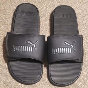 Puma Men's Black Slide Sandals Size 11 NWOT